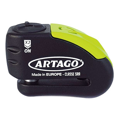 Bloque disque alarme Artgo ART30X14 Ø14mm SRA noir/jaune