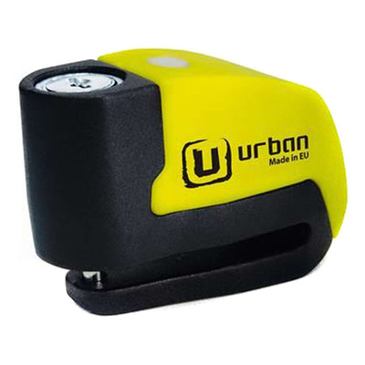 Bloque disque Urban Alarm Ø6mm jaune/noir avec avertisseur LED