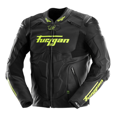 Blouson cuir Furygan Raptor Evo 3 noir/jaune