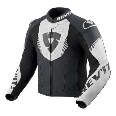 Blouson cuir Rev’It Argon 3 black/white