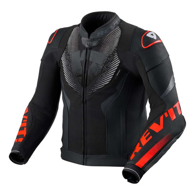 Blouson cuir Rev’It Hyperspeed 3 Air black/neon red