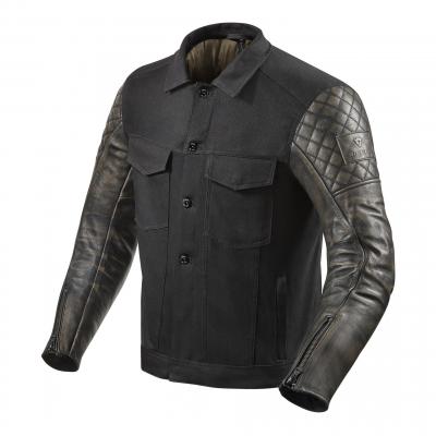 Blouson cuir/textile Rev'it Crossroads noir