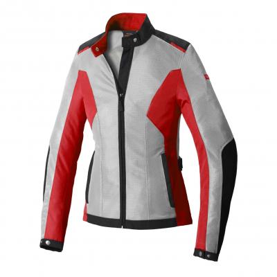 Blouson femme textile Spidi Solar Net rouge