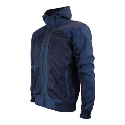 Blouson moto Harisson Carter bleu