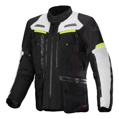 Blouson textile Alpinestars Bogota Pro Drystar black/ice gray/yellow fluo