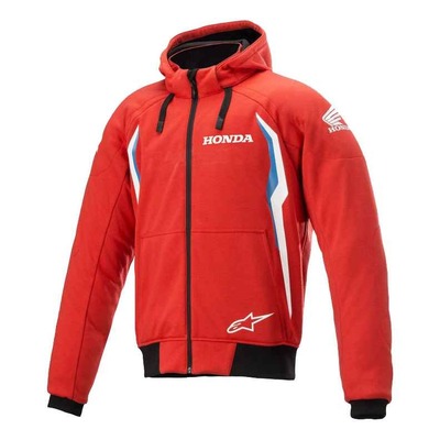 Blouson textile Alpinestars/Honda Chrome V2 Sport bright rouge/bleu