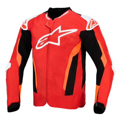Blouson textile Alpinestars T-GP Air bright red/red fluo/black