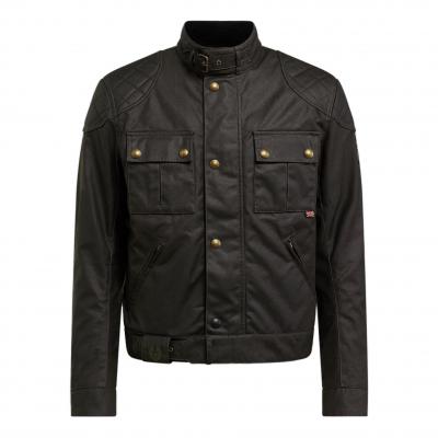 Blouson textile Belstaff Brooklands Wax 2.0 mahogany Acajou
