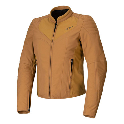 Blouson textile femme Alpinestars Isla WR Women utility brown/light gold