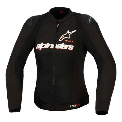 Blouson textile femme Alpinestars Stella SMX Air black/white/red fluo