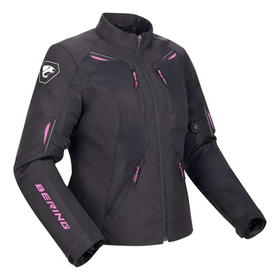 Blouson textile femme Bering Lady Brazilia noir/fuschia