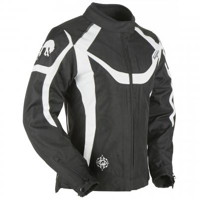 Blouson textile femme Furygan Mykki noir/blanc