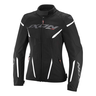 Blouson textile femme Ixon Striker 2 Air Lady WP black/white