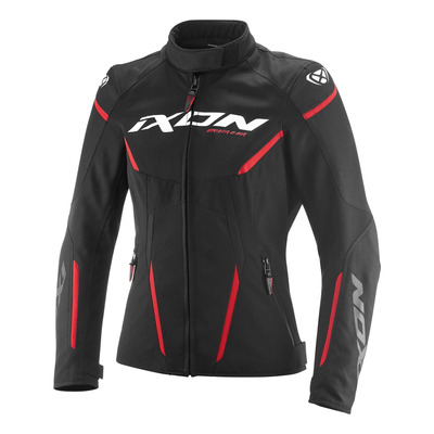 Blouson textile femme Ixon Striker 2 Air WP Lady noir/rouge