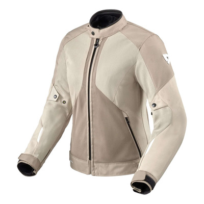 Blouson textile femme Rev’It Torque 3 H2O Ladies sand/white