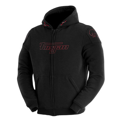 Blouson textile Furygan Livio X Kevlar noir/rouge