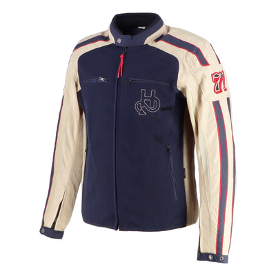 Blouson textile Helstons Club Man Air Mesh bleu/beige