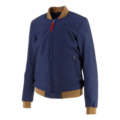 Blouson textile Helstons Harry bleu/kraft