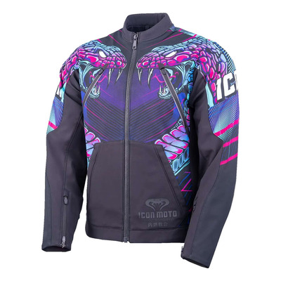 Blouson textile Icon Merc3™ Lazer Cobra™