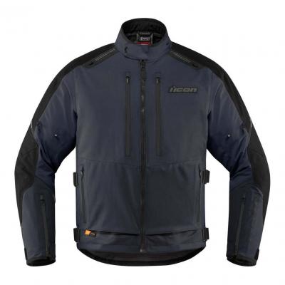 Blouson textile Icon Raiden bleu CE