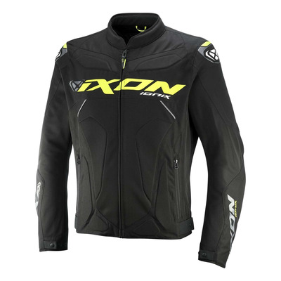 Blouson textile Ixon Ionix black/yellow/grey