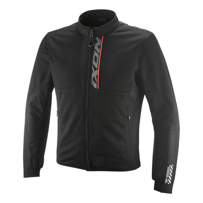 Blouson textile Ixon Ostro noir/rouge vif