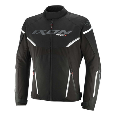 Blouson textile Ixon Striker 2 black/white