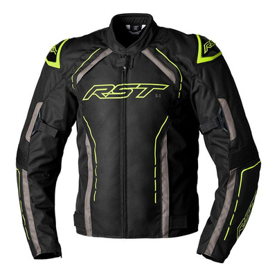 RST S-1 Giacca Moto Uomo In Tessuto MaxTex - Protettiva Impermeabile Con Termico Rimovibile, Nero