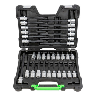 Boîte d’outils JBM 32 pièces avec embouts ribe 1/2"