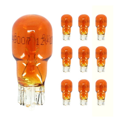 Boîte de 10 ampoules orange Wedge 12v 10W Flosser