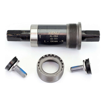 Boîtier de pédalier axe carré L124 en acier
