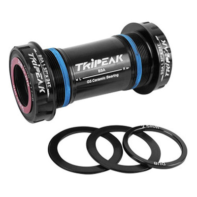 Boîtier de pédalier Tripeak BSA 68 mm 3-in-1 G5 céramique - Hollowtech II/DUB/Rotor 3D+