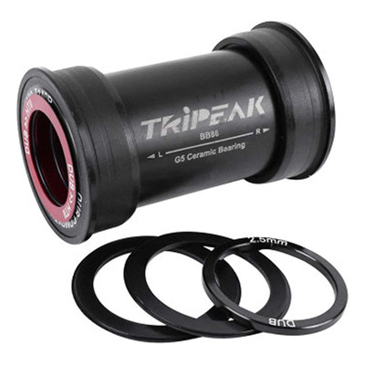 Boîtier de pédalier Tripeak PRESSFIT 86/92 mm 3-in-1 G5 céramique - Hollowtech II/DUB/Rotor 3D+