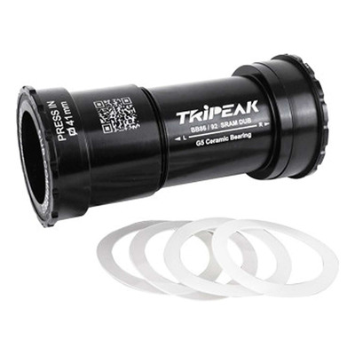 Boîtier de pédalier Tripeak Twist Fit 86/92 mm G5 céramique - Sram DUB