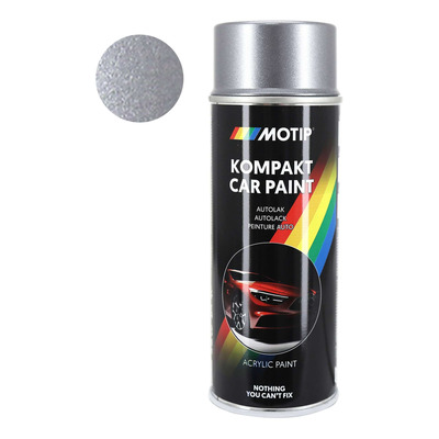 Bombe de peinture gris métal Motip Kompakt 400ml