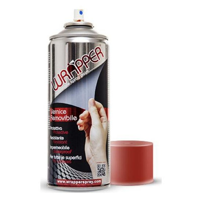 Bombe de peinture rouge élastomère WrapperSpray de 400ml