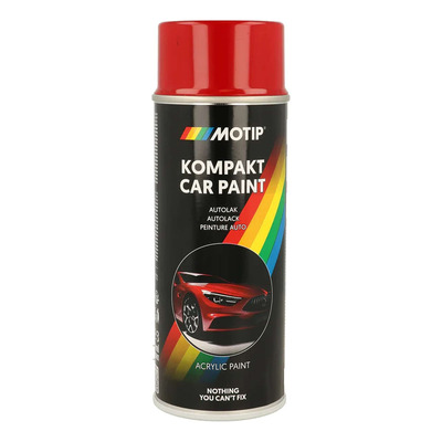 Bombe peinture Motip Kompact acrylique 41194 rouge métallisé brillant 400 ml