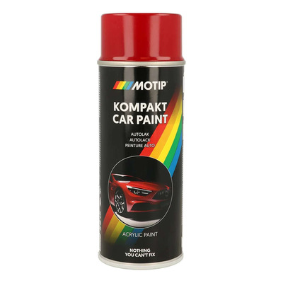 Bombe peinture Motip Kompact acrylique 41196 rouge métallisé brillant 400 ml