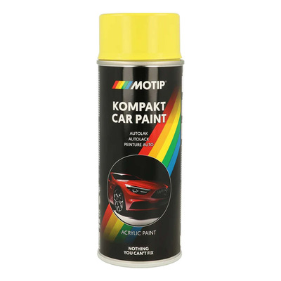 Bombe peinture Motip Kompact acrylique 44009 Jaune brillant 400 ml