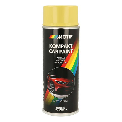Bombe peinture Motip Kompact acrylique 44051 Jaune brillant 400 ml