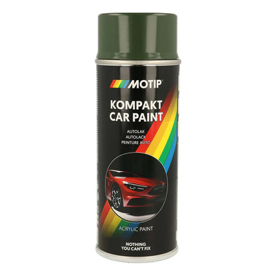 Bombe peinture Motip Kompact acrylique 44255 vert brillant 400 ml