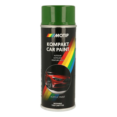 Bombe peinture Motip Kompact acrylique 44390 vert brillant 400 ml