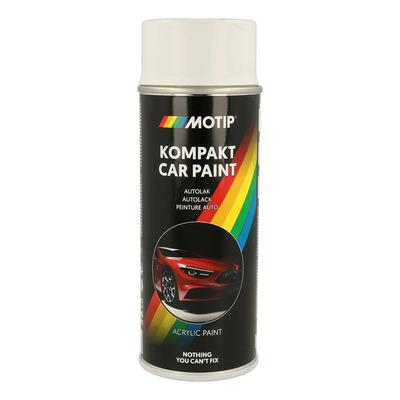 Bombe peinture Motip Kompact acrylique 45252 blanc brillant 400 ml