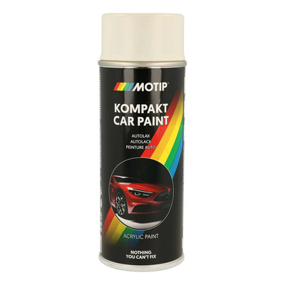 Bombe peinture Motip Kompact acrylique 45725 blanc gris brillant 400 ml
