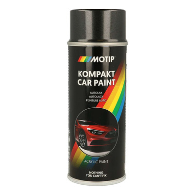 Bombe peinture Motip Kompact acrylique 51004 gris métallisé 400ml