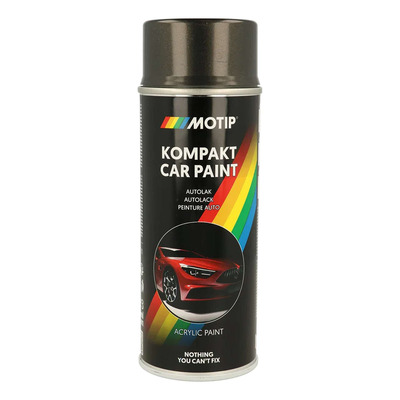 Bombe peinture Motip Kompact acrylique 51110 gris métallisé 400ml