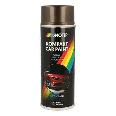 Bombe peinture Motip Kompact acrylique 51231 marron métallisé 400ml