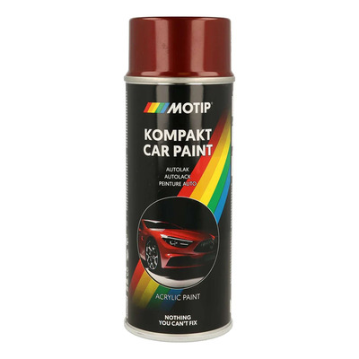 Bombe peinture Motip Kompact acrylique 51479 rouge métallisé 400ml