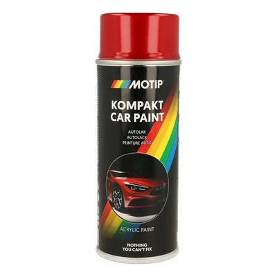 Bombe peinture Motip Kompact acrylique 51664 rouge métallisé 400ml