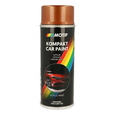 Bombe peinture Motip Kompact acrylique 51960 marron métallisé 400ml